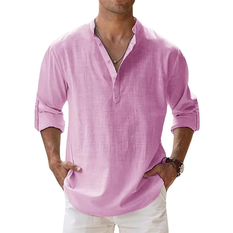 Men's Polo Shirt | Long Sleeve Polo Shirt | Auxxano305