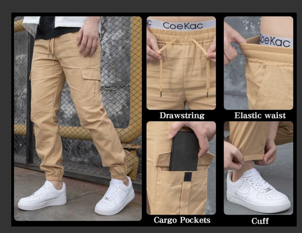 Men's Fashion Joggers | Men's Cargo Pants | Auxxano305