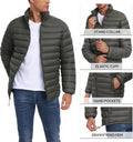 Men's Puffer Jacket | Men's Winter Puffer Jacket | Auxxano305